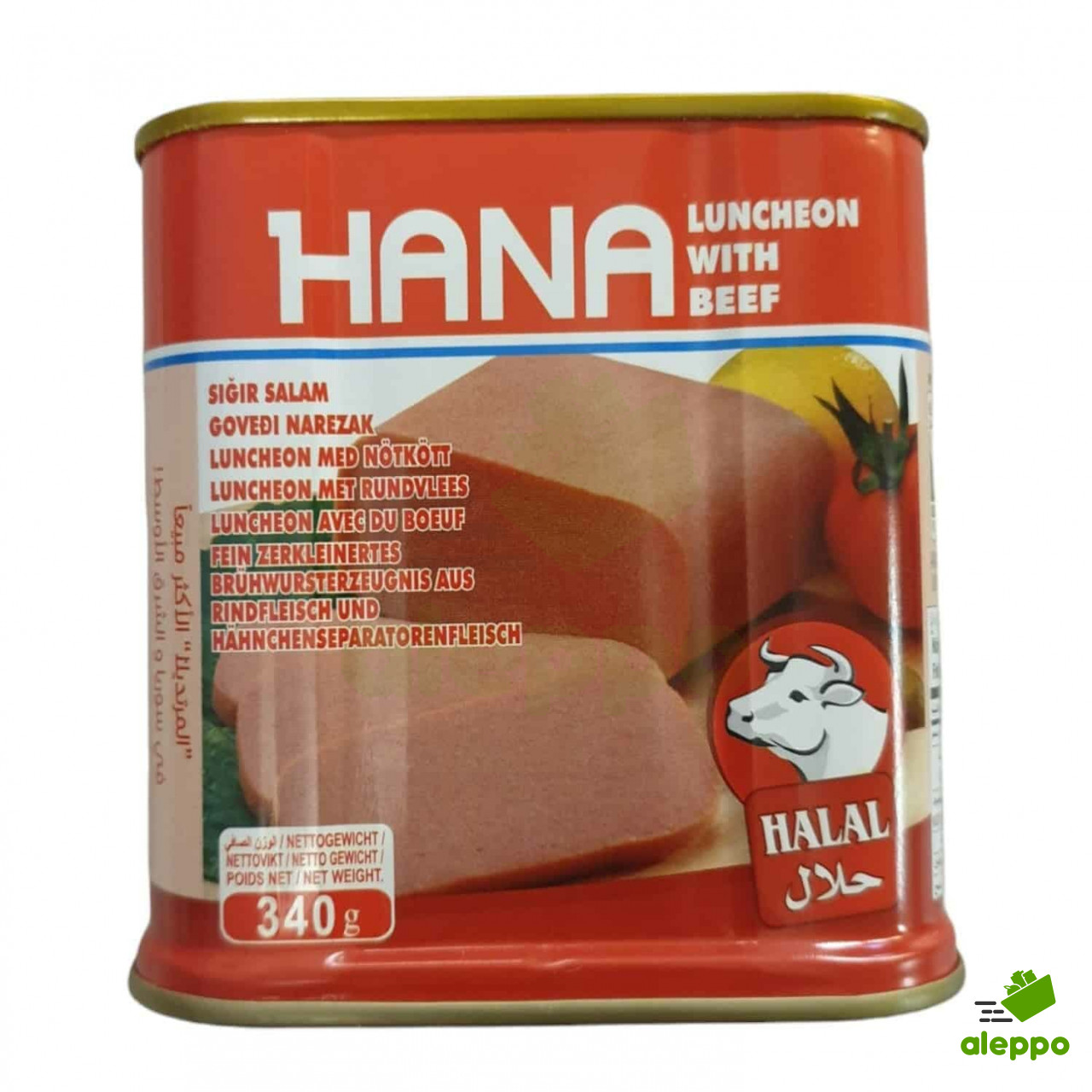 Hana Beef Luncheon With Beef 340Gm